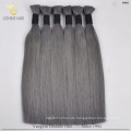 Natürliches schwarzes glattes Haar und Körperwelle Haar / Vietnam rohe remy reine Menschenhaarmasse